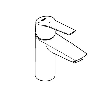 GROHE 235512432 - Mitigeur pour lavabo START taille S noir