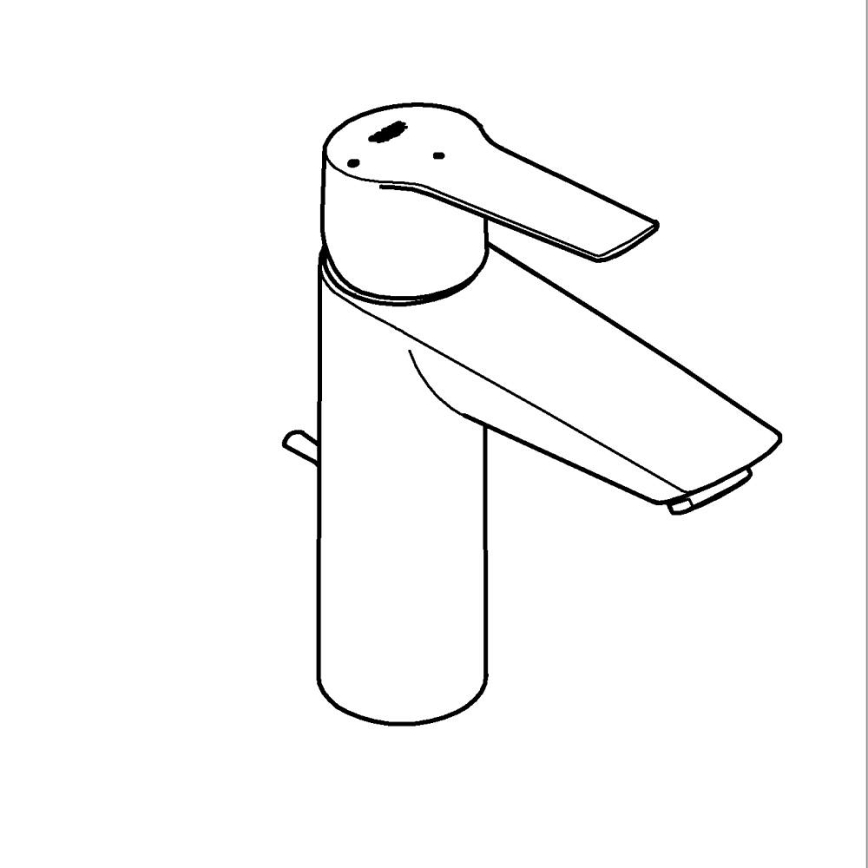 GROHE 23552002 - Mitigeur pour lavabo START, bec 192 mm, finition chrome brillant