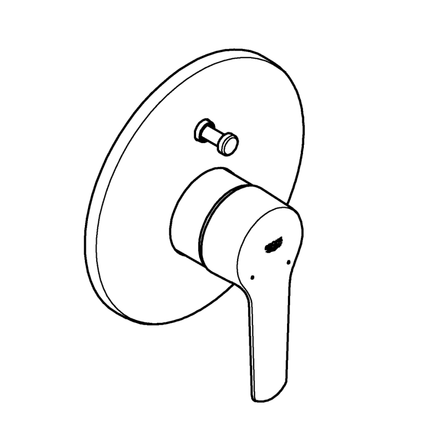 GROHE 23558002 - Miscelatore per vasca START, cromo lucido