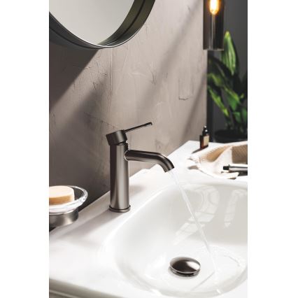 GROHE 23590AL1 - Miscelatore per lavabo ESSENCE, taglia S, finitura grafite