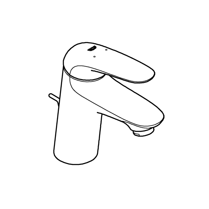 GROHE 23707003 - Waschtischarmatur EUROSTYLE 163 mm glänzender Chrom