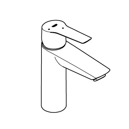 GROHE 237462432 - Waschtischarmatur START, Größe M, schwarz