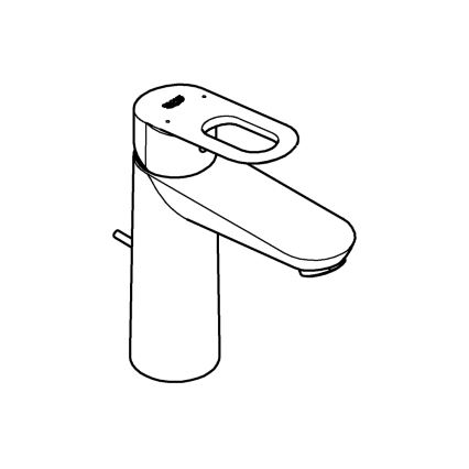 GROHE 23762000 - Waschtischarmatur BAULOOP DN 15 glänzender Chrom