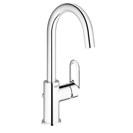 GROHE 23763000 - Waschtischarmatur BAULOOP, Größe L, glänzender Chrom