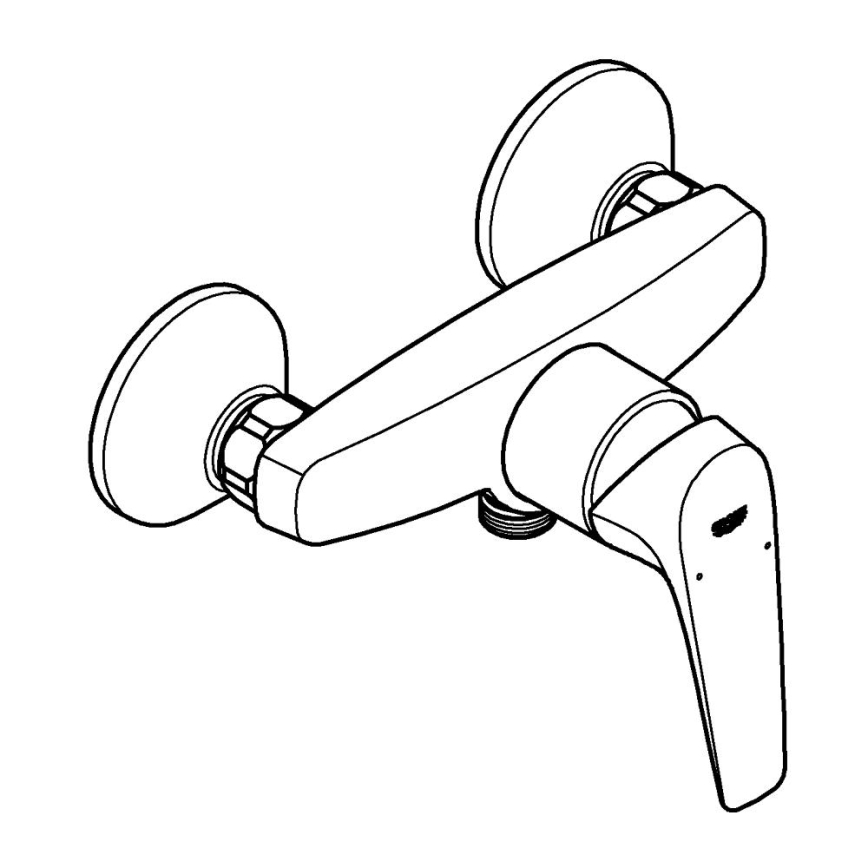 GROHE 23771000 - Miscelatore doccia START FLOW, cromo lucido