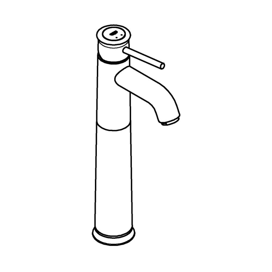 GROHE 23784000 - Mitigeur pour lavabo START CLASSIC 357 mm chrome brillant