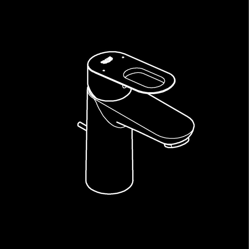 GROHE 23803000 - Miscelatore per lavabo EUROSMART cromo lucido