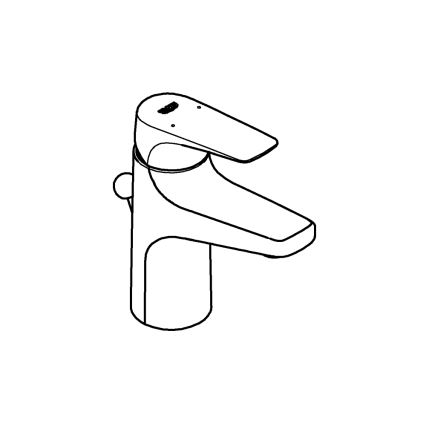 GROHE 23809000 - START FLOW Miscelatore lavabo DN 15, cromo lucido