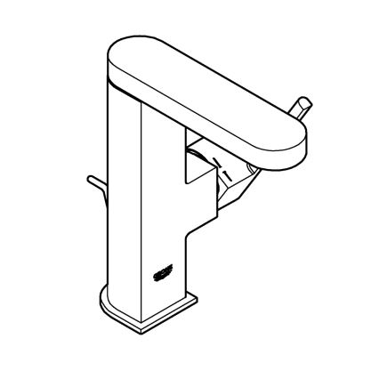 GROHE 23871003 - Miscelatore lavabo PLUS, misura M, cromo lucido