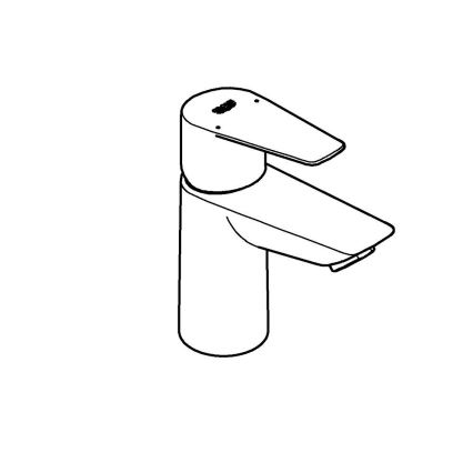 GROHE 23898001 - Waschtischarmatur START EDGE, glänzender Chrom