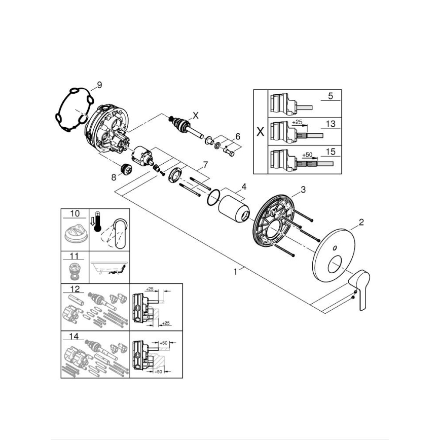 GROHE 24064001 - LINEARE Rubinetto, cromato lucido