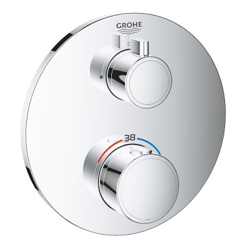GROHE 24075000 - Mitigeur thermostatique GROHTHERM, chrome brillant
