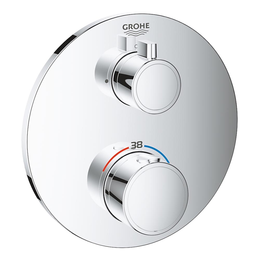 GROHE 24075000 - Mitigeur thermostatique GROHTHERM, chrome brillant