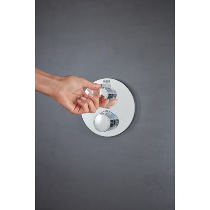 GROHE 24076000 - GROHTHERM Thermostat-Duscharmatur, Hochglanz-Chrom