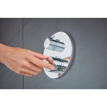GROHE 24076000 - Miscelatore termostatico per doccia GROHTHERM, cromato lucido