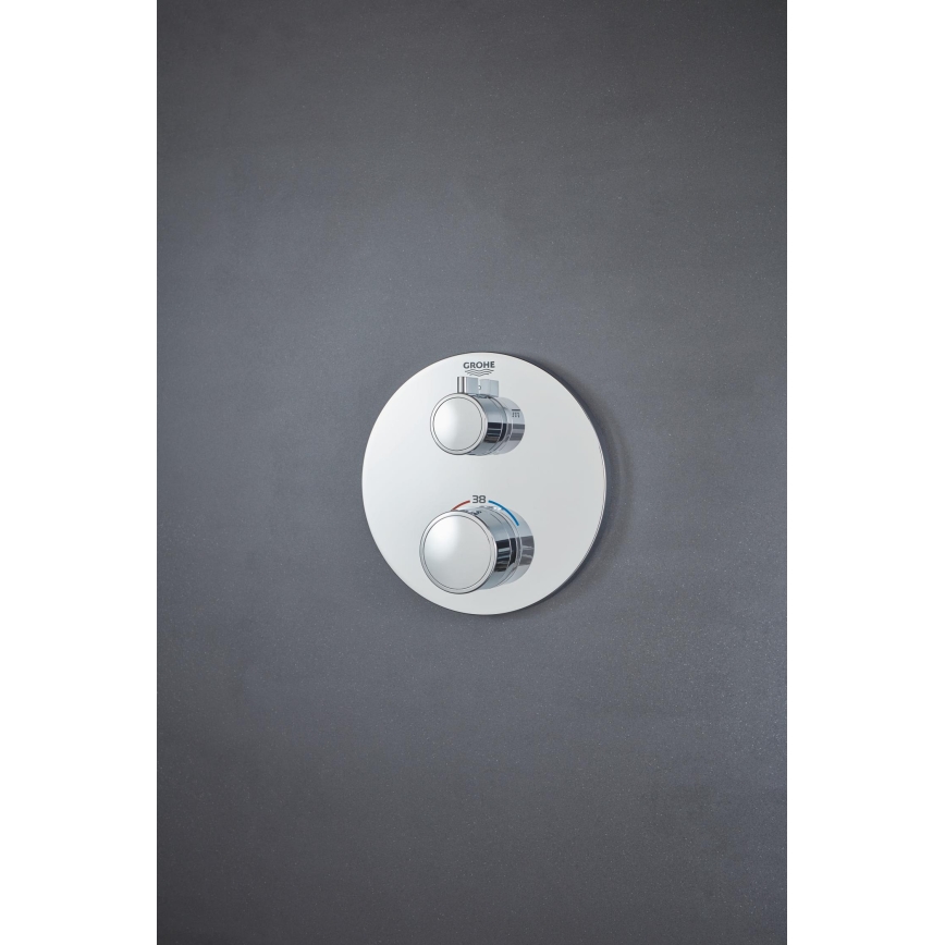 GROHE 24076000 - Mitigeur thermostatique de douche GROHTHERM, chrome brillant