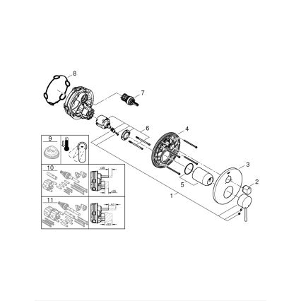 GROHE 24092001 - ESSENCE Einhebelmischer, glänzender Chrom