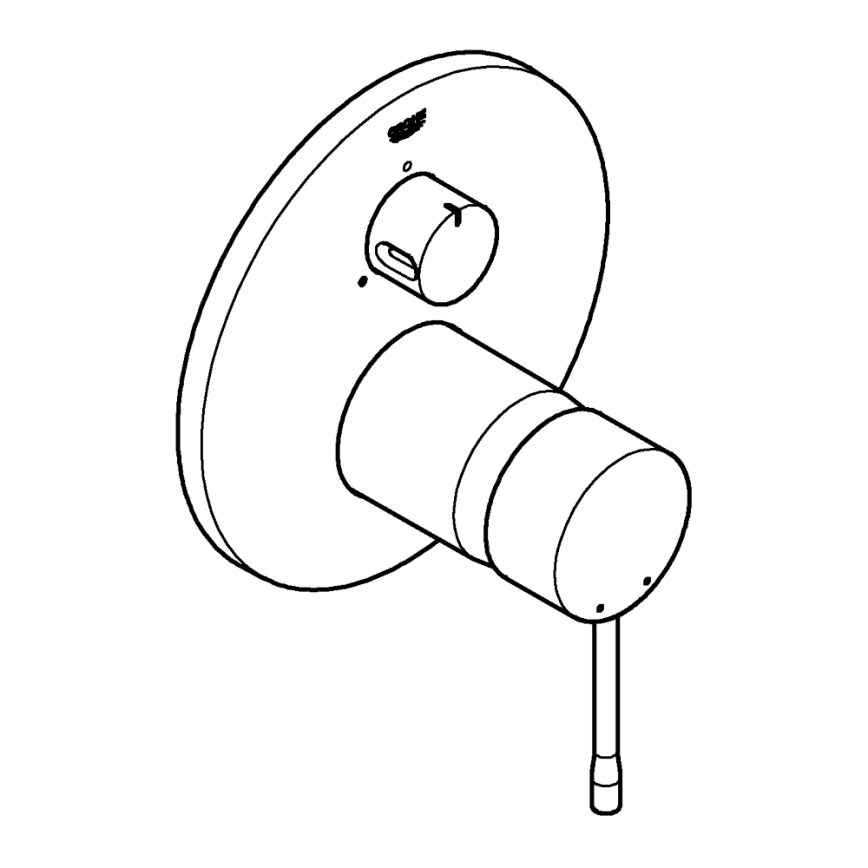 GROHE 24092001 - ESSENCE Einhebelmischer, glänzender Chrom