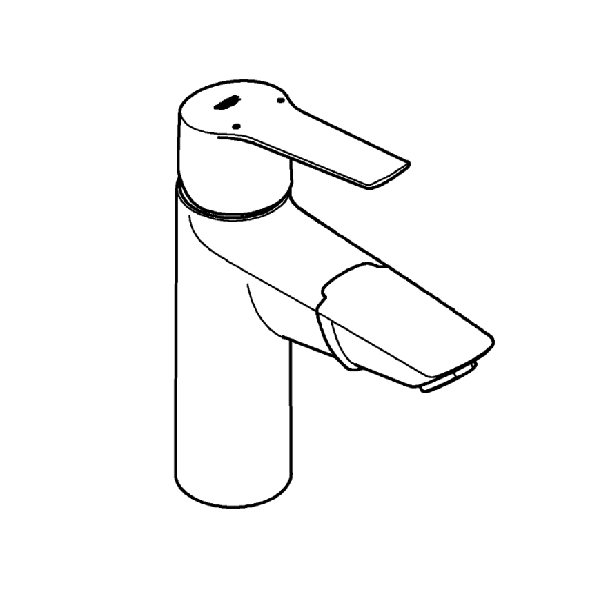 GROHE 24205003 - Waschtischarmatur START DN 15 Größe M Hochglanz-Chrom