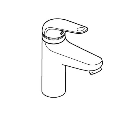 GROHE 24327001 - Mitigeur de lavabo SWIFT, taille M, chrome poli