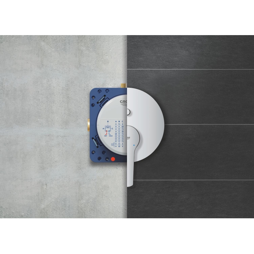 GROHE 25292000 - Sistema doccia da incasso Vitalio Start 250, finitura cromata