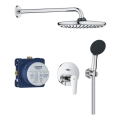 GROHE 25293000 - Duschset START EDGE 250 mm, glänzender Chrom