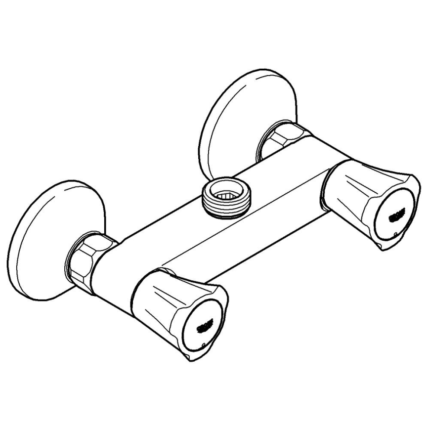 GROHE 26009001 - Mitigeur de douche COSTA L DN 15 chromé brillant