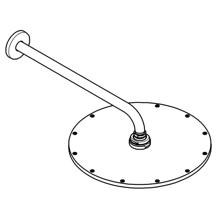 GROHE 26066DC0 - Tête de douche RAINSHOWER COSMOPOLITAN 310/380 mm inox