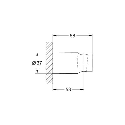 GROHE 26102000 - VITALIO UNIVERSAL Duschhalter, glänzender Chrom