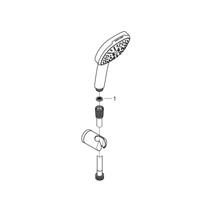 GROHE 26176001 - VITALIO COMFORT 110 Doccia Set 110 mm Polished cromo