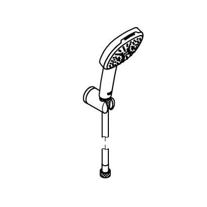 GROHE 26176001 - VITALIO COMFORT 110 Doccia Set 110 mm Polished cromo
