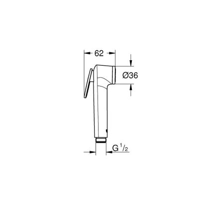 GROHE 26351000 - Handbrause VITALIO TRIGGER SPRAY 30 Hochglanz-Chrom