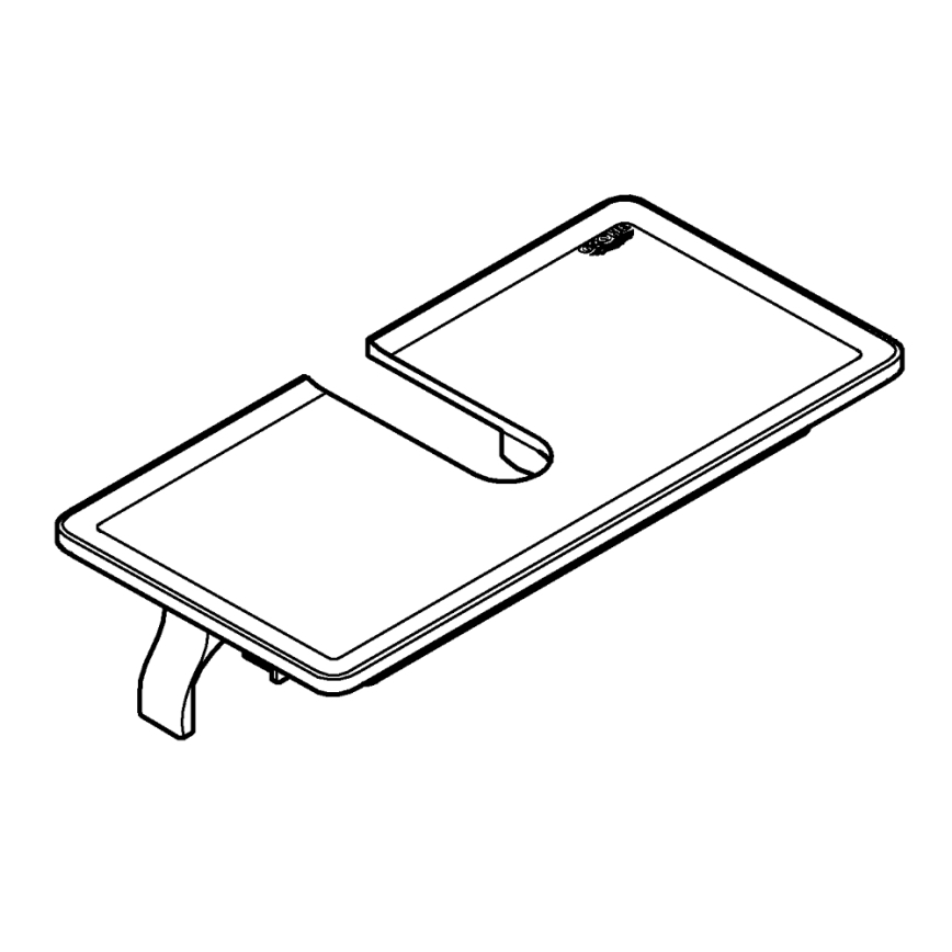 GROHE 26362LN1 - EUPHORIA-Ablage 150 mm, weiß