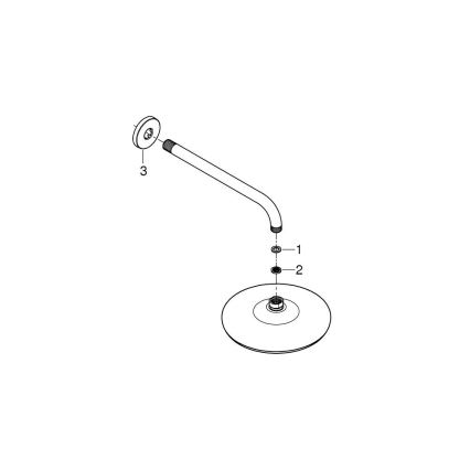 GROHE 26412000 - TEMPESTA 210 Soffione doccia 286 mm Cromo lucido