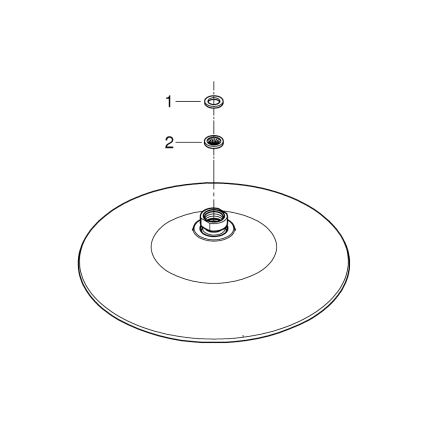 GROHE 26456000 - Soffione doccia EUPHORIA Ø 260 mm cromato lucido
