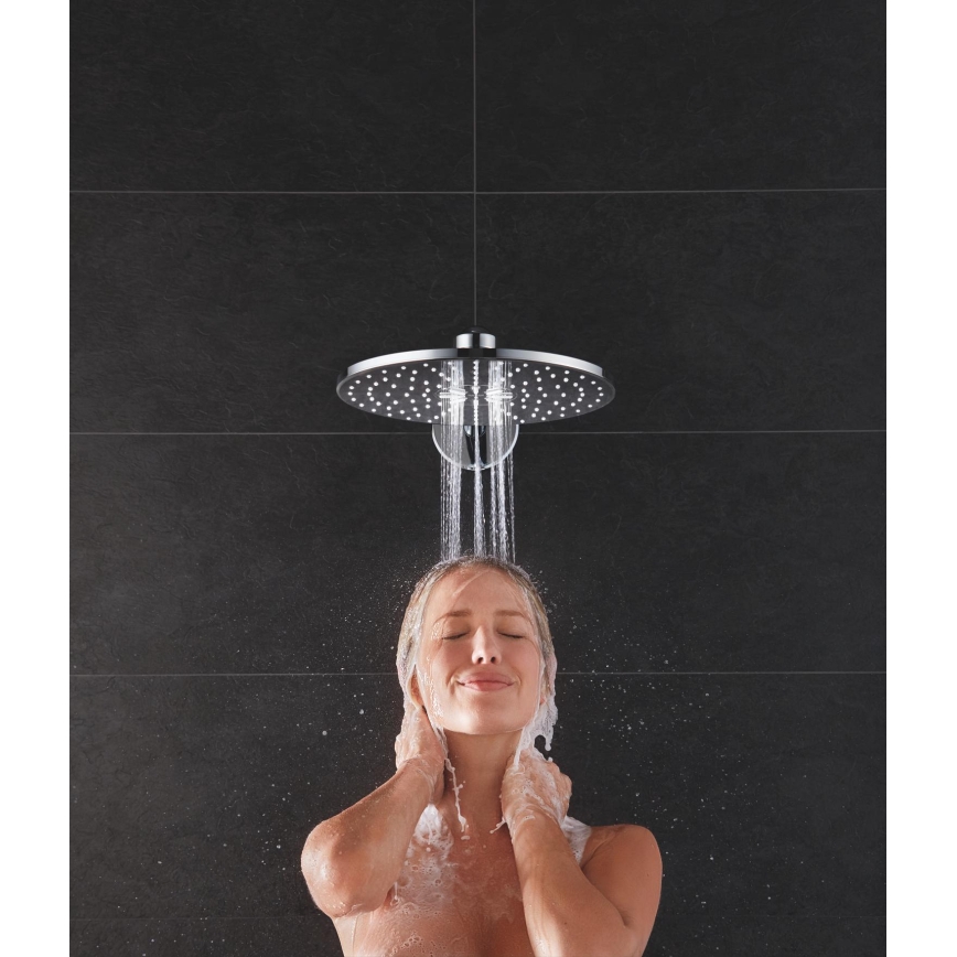 GROHE 26475000 - Tête de douche RAINSHOWER SMARTACTIVE 310 mm chromé brillant