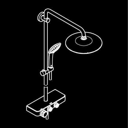GROHE 26509000 - Duschsystem EUPHORIA SMARTCONTROL 260 mm, Hochglanz-Chrom