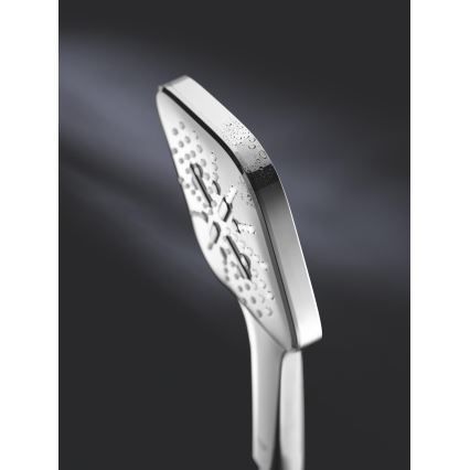 GROHE 26550000 - Douchette à main RAINSHOWER SMARTACTIVE 130 CUBE chrome poli