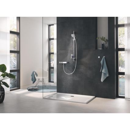 GROHE 26550000 - RAINSHOWER SMARTACTIVE 130 CUBE Handbrause, Chrom glänzend