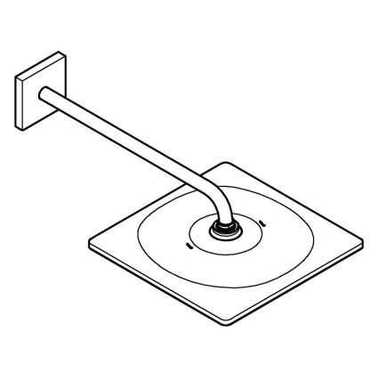 GROHE 26564000 - RAINSHOWER MONO 310 CUBE Set doccia soffione 422 mm, cromato