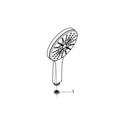 GROHE 26574DA0 - Handbrause RAINSHOWER SMARTACTIVE 130 in Kupferoptik