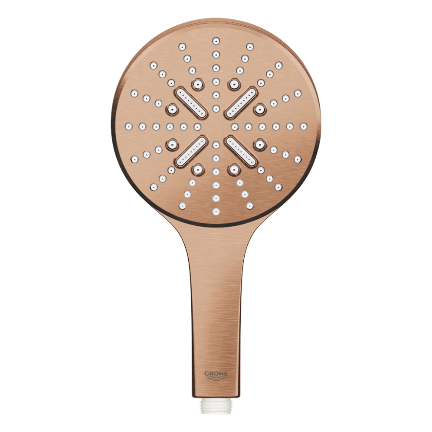 GROHE 26574DL0 - Douchette à main RAINSHOWER SMARTACTIVE 130 mm, finition cuivre brossé