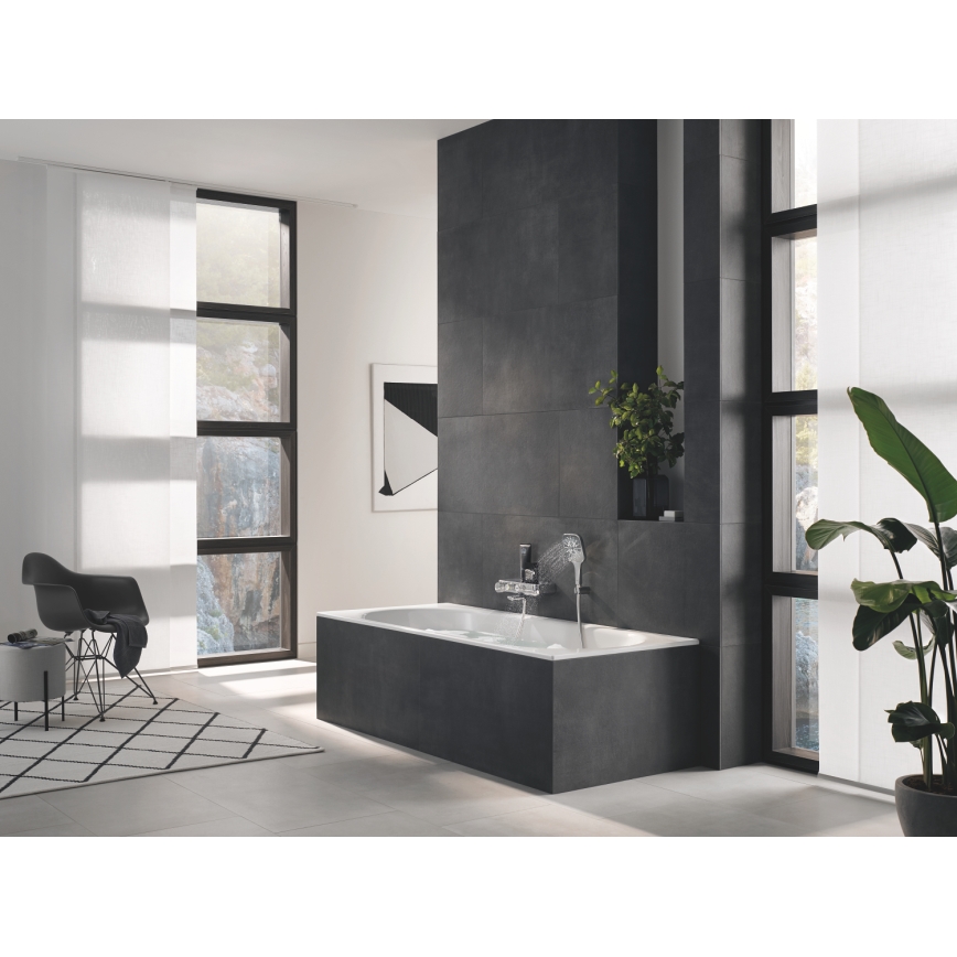 GROHE 26582000 - Handbrause RAINSHOWER SMARTACTIVE 130 CUBE, glänzender Chrom