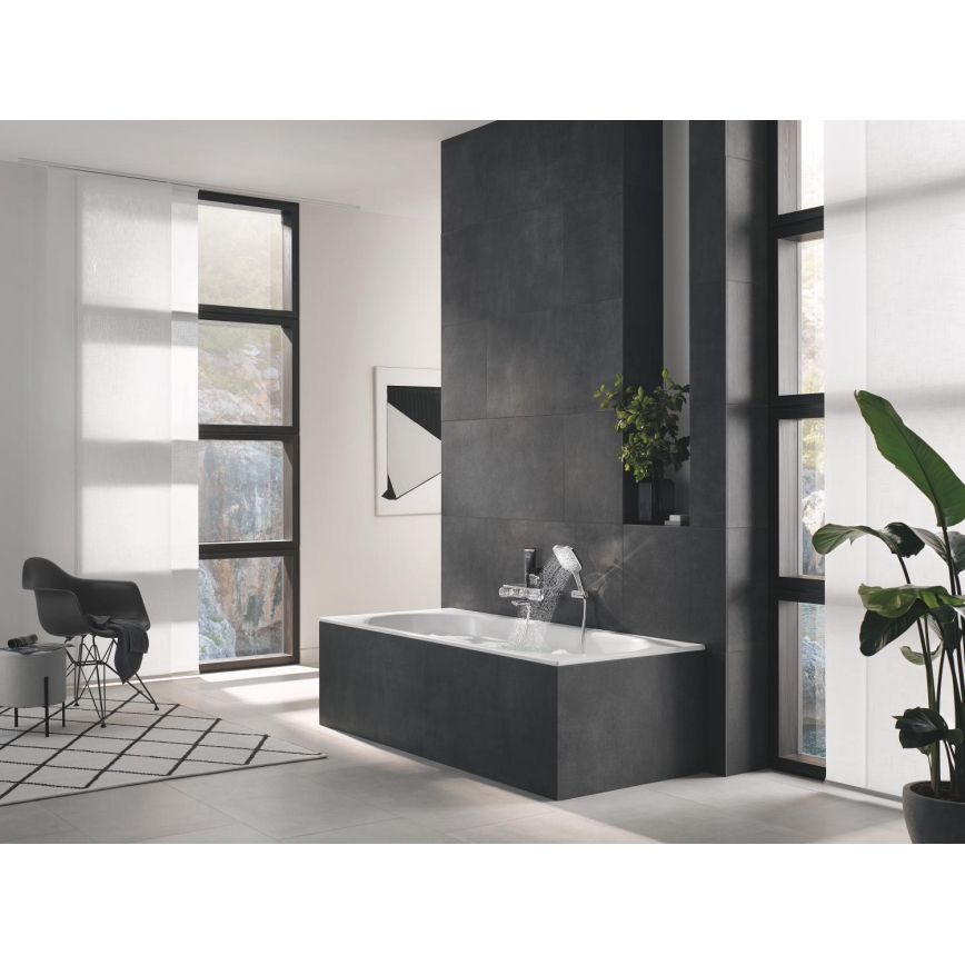 GROHE 26588000 - Set doccia a mano RAINSHOWER SMARTACTIVE 130 CUBE cromo lucido