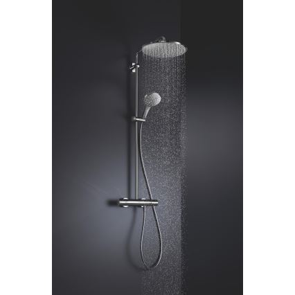 GROHE 26648000 - Système de douche RAINSHOWER SMARTACTIVE 310 450 mm, finition chromée brillante