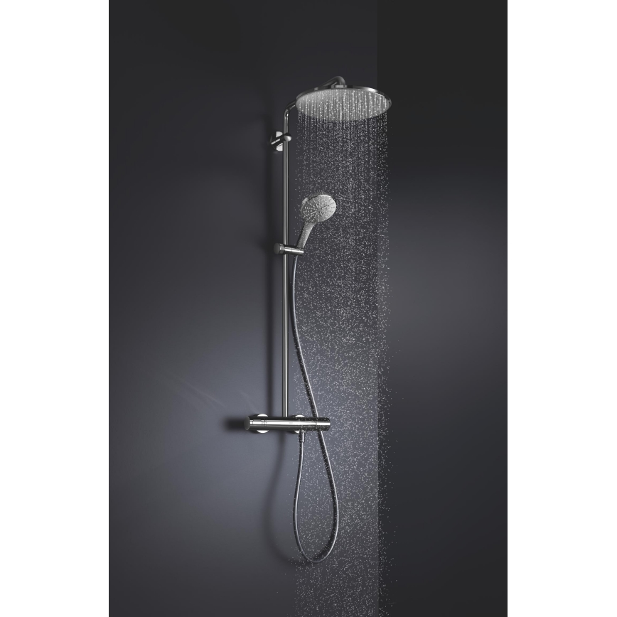 GROHE 26648000 - Système de douche RAINSHOWER SMARTACTIVE 310 450 mm, finition chromée brillante