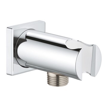 GROHE 26659000 - Raccord mural avec support de douche RAINSHOWER 48 × 48 mm chromé
