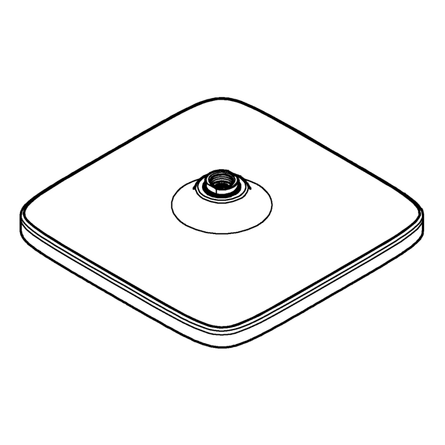 GROHE 26695000 - Soffione doccia VITALIO COMFORT 250 × 250 mm cromo lucido