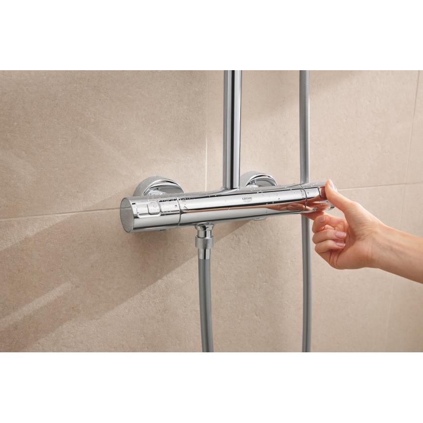 GROHE 26696001 - Sistema doccia VITALIO COMFORT 250 250 × 250 mm cromo lucido