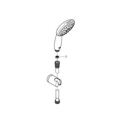 GROHE 26769001 - Duschgarnitur VITALIO START 110, 1750 mm, chrom glänzend